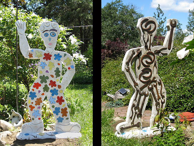 littleman mosaic tile sculpture public art oregon jeremy criswell